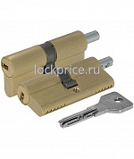 Картинка Цилиндровый механизм под вертушку Cisa ASIX OE302-43.00 (100 мм/40+10+50), ЛАТУНЬ (DIS)
